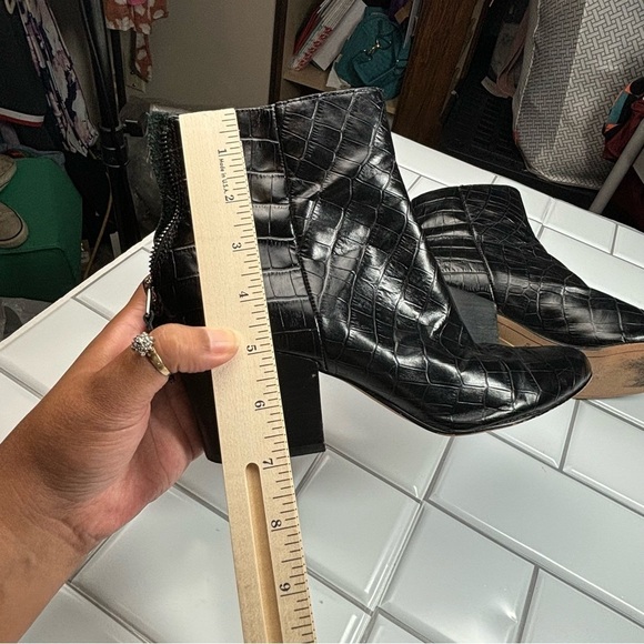 Dolce Vita Coltyn Black Leather Rear Zip Bootie size‎ 8 - Picture 16 of 16